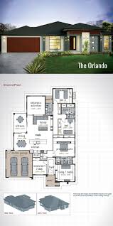 Modern Single Storey House Plans In 2020 Single Storey House Plans French Country House Plans One Storey House