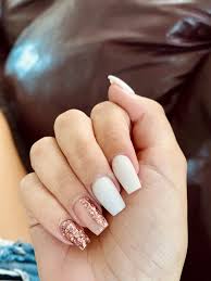 #casamento #decoração #rosegold #weddingdecor #casamento #noiva #wedding. White And Rose Gold Nails Rose Gold Nails Acrylic Gold Nails Rose Gold Nails