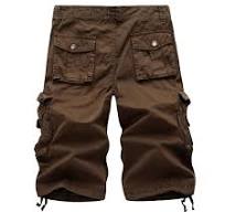 Men's Classic Fit Baggy Cargo Short Multi-Pockets ...
