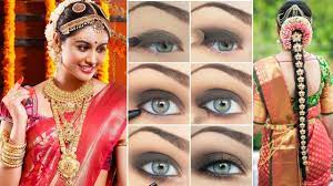 Indian Bridal Makeup Hairstyle Sareedraping Step By Step How To Do Indian Bridal Makeup Yourself Indian Bridal Makeup Bridal Makeup Hair Makeup