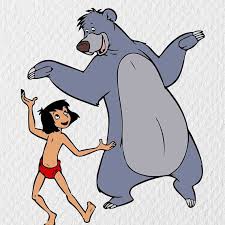 Disney Quotes Jungle Book Print Baloo And Mowgli Printable Disney Quotes Jungle Book Jungle Book Characters Jungle Book