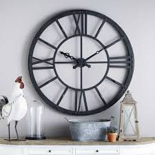 Horloge Lumineuse En Metal Noir D 121cm Duke Maisons Du Monde Horloge Lumineuse Horloge Decoration Horloge Murale