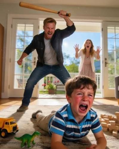 My four-year-old son called me crying at work: 'Dad, Mom's boyfriend hit me with a baseball bat.' I was 20 minutes away… so I called the only person who could get there