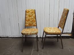pair of vintage dinette dining chairs