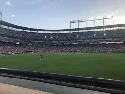 Oriole Park At Camden Yards Section 98 Row 1 Seat 9 10