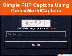 Simple Php Captcha Using Codexworldcaptcha Codexworld Web Development Tutorial Php Tutorial Php
