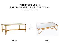 Maybe you would like to learn more about one of these? Anthropologie Oscarine Lucite Coffee Table Copycatchic