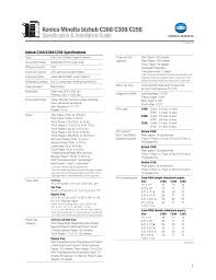 It's 100% safe, uploaded from safe source and passed avira virus scan! Bizhub C368 C308 C258 Specification Amp Manualzz