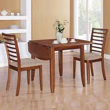 3 Piece Drop Leaf Dining Set At Big Lots 50in W 10 In Drop Leaves X 36 X 30 Dining Room Furniture Sets Dining Room Sets Dining Table Setting