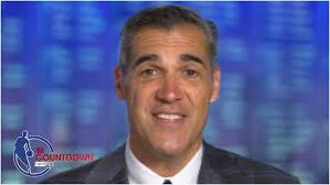 Villanova coach Jay Wright reacts to entering the 2021 Basketball Hall of  Fame Class