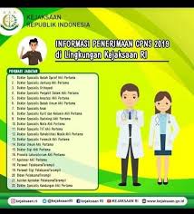 Pengumuman cpns 2019 kejaksaan ri. Penerimaan Cpns Di Lingkungan Kejaksaan Ri Tahun 2019 Alumni Poltekkes Palembang