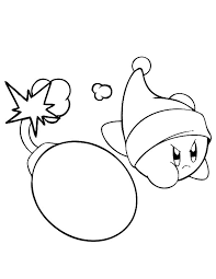 Watch children bubble with excitement when you give them this adorable set of printable pages featuring the round affable character. Kirby Falcon Punch Coloring Pages Kids Play Color