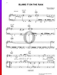Music video by milli vanilli performing blame it on the rain (official video). Blame It On The Rain Noten Klavier Gesang Gitarre Pdf Download Streamen Oktav