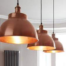 Brooklyn Dome Pendant 13 Inch Copper Copper Ceiling Lights Copper Lighting Kitchen Ceiling Lights
