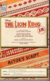 If they're any judge of what's to come, returning to arendelle should be interesting to say the least. Mti The Lion King Jr Actor S Script Broadway Junior Collections Amazon Com Books