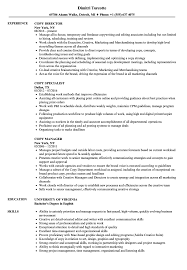 Copy Resume Samples Velvet Jobs