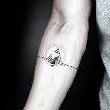 50 Simple Forearm Tattoos For Guys Manly Ink Design Ideas Geometrische Tatoeage Design Tatoeage Onderarm Tatoeage Ideeen