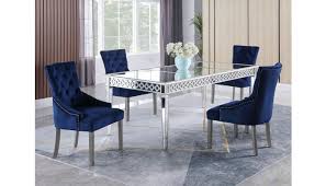 Get the best deal for dining room blue dining chairs from the largest online selection at ebay.com. Sophie Mirrored Dining Table