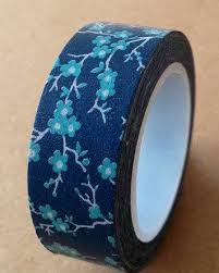 Blue Cherry Blossom Washi Tape Washi Tape Washi Paper Tape