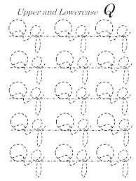 Master the cursive uppercase letter a with this worksheet. Practice Worksheets For Cursive Q Capital Upper Lowercase Letter Qs Printerfriendly