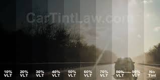 For most drivers, nothing is worse than getting into a heated car on a sunny summer day. Window Tint Darkness Chart Vlt Examples Car Tint Law