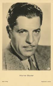 Warner Baxter Real Photo Postcard rppc