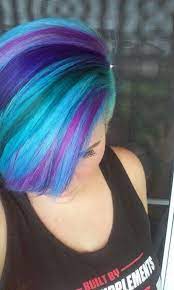 Awesome 40 Best Funky Colored Hair That Look So Carefree Cool Hair Color Vivid Hair Color Funky Hair Colors