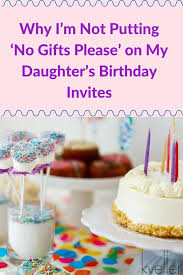 No Gifts Please Isn T Happening At This Birthday Party 1st Birthday Party Invitations Party Invitations Kids My Daughter Birthday