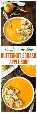 A Simple Healthy Recipe For Butternut Squash Apple Soup That S Filled With Wonderful Healthy Butternut Squash Easy Healthy Recipes Butternut Squash Apple Soup