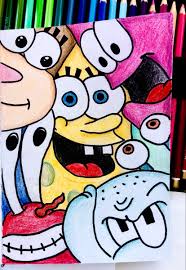 Picmonkey's graphic design tools make it easy to create professional designs, no training required. Spongebob Friends Artbuki Milye Risunki Kartiny Maslom Svoimi Rukami