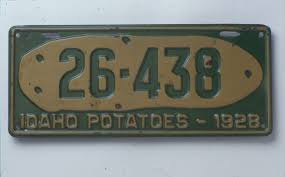 Image result for Federal Yellow 1956 Idaho State of