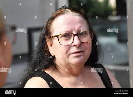 Sonya Carroll, whose mother Decima Carroll, 29, died in the fire, is seen  leaving the pre-inquest conference into the 1973 Whiskey Au Go-Go nightclub  fire deaths at the Brisbane Coroners Court in