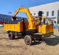 China Manufacturer of 6-20 Ton Wheel Dumper Mounted Excavator