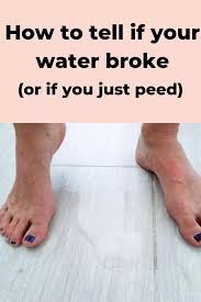 What does it look like when your water breaks. Pin On Pregnancy