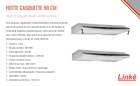Linke Lkc90x Hotte Inox 90 Cm Amazon Fr Bricolage