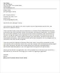 Free 8 Sample Cover Letter For Customer Service In Ms Word Pdf