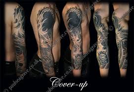 Heavy Black Tattoo Clouds Waves Cover Tattoo Sleeve Tattoos Tattoo Cover Sleeve