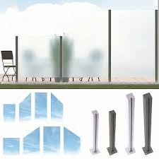 Immer mehr zäune aus polen , tore und sichtwände glas. Design Glas Sichtschutz System Esg Glaszaun Windschutz Edelstahl Pfosten Ebay