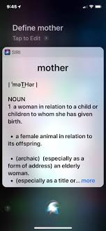 You go to settings, tap siri, after you make a random contact with bad words, click on i. Listen Ask Siri To Define Mother And You Ll Hear A Swear Word Video Iphone In Canada Blog