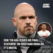 Erik ten Hag has brought the whole saga to a close. He's released his last  statement about Cristiano Ronaldo. The end. Read more below... 👇