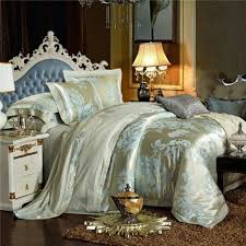 Check spelling or type a new query. Sequin Olive And Pale Blue Flower Pattern Oriental Country Chic Asian Inspired Jacquard Satin Full Queen Size Bedding Sets Hipsterbedding Com