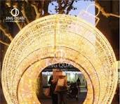 [Hot Item] Walk-Through Ornaments Outdoor Park Christmas Street Decorations  3D LED Arch Balls Motif Light Large Luxury Lights