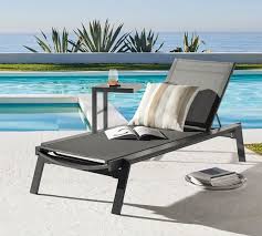 Indio Metal Stacking Chaise Set Of 2 Slate Outdoor Chaise Lounge Chaise Lounge Outdoor Chaise