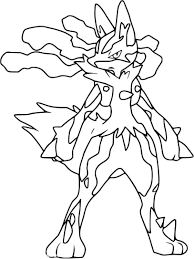Nice 12 Coloriage Pokemon Lucario Coloriage Pokemon Dessin Pokemon Dessin Pokemon A Imprimer