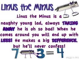 linus the minus anchor chart