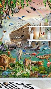 The biggest takes up two different pages. Noah S Ark Jumbo Wallpaper Mural Wallsauce Uk Noahs Ark Wall Mural Noahs Ark Mural Noahs Ark Wallpaper