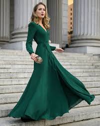 Any of these attires can work for an adorable backyard wedding or a luxurious wedding at a gorgeous venue. 30 Wedding Guest Dresses For Every Seasons Style Trendy Dresses Maxi Dress With Sleeves Guest Dresses