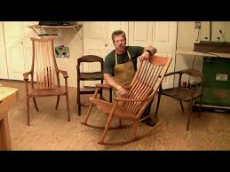 May the woodwork be with. Learn How To Build A Maloof Style Rocking Chair 6 Hrs Of Hd Youtube