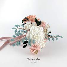 愛你愛你浪漫愛情 新娘捧花 花開了手藝鋪 pinkoi crown jewelry jewelry crown