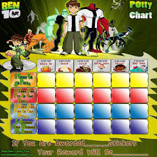 My Potty Plan: Free Ben 10 Potty Training Chart